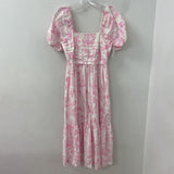 Jessica Simpson WOMEN'S DRESS white pink XS