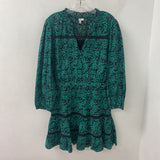 JOIE WOMEN'S DRESS black green L