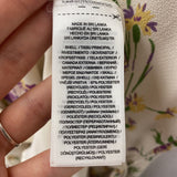 LAUREN ralph lauren WOMEN'S DRESS cream purple green yellow 6