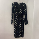 H&M WOMEN'S DRESS black cream S