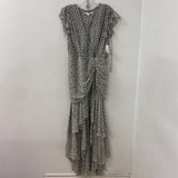 VERONICA BEARD WOMEN'S PARTY DRESS black ivory 12