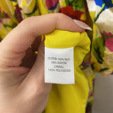 SALONI WOMEN'S PARTY DRESS yellow green pink 6