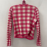 DIANE von FURSTENBERG WOMEN'S CARDIGAN pink white S