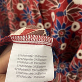 WOMEN'S DRESS rust brown navy cream 2XS