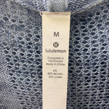 LULULEMON WOMEN'S CARDIGAN blue M