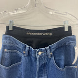 ALEXANDER WANG WOMEN'S JEANS blue black XS/25