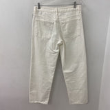 ZARA WOMEN'S JEANS ivory 6