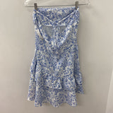WOMEN'S DRESS blue white XS