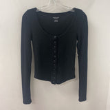 AMERICAN EAGLE WOMEN'S TOP black S