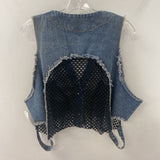 WOMEN'S DENIM JACKET black blue O/S