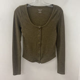 AMERICAN EAGLE WOMEN'S TOP brown M