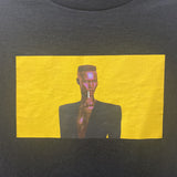 gildan WOMEN'S T-SHIRT black yellow S