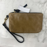 eleven thirty WOMEN'S WALLET/WRISTLET tan black