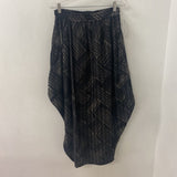 KALIYANA WOMEN'S SKIRT black beige plaid M/L