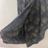 KALIYANA WOMEN'S SKIRT black beige plaid M/L