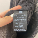 KALIYANA WOMEN'S SKIRT black beige plaid M/L
