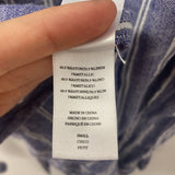RAILS WOMEN'S BLOUSE/SHIRT blue white silver stripe S
