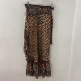 ganni WOMEN'S SKIRT leopard print S/38