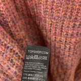 TOPSHOP WOMEN'S SWEATER pink purple orange 12