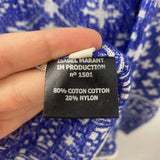 ISABEL MARANT ETOILE WOMEN'S DRESS blue white pattern L