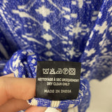 ISABEL MARANT ETOILE WOMEN'S DRESS blue white pattern L