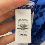TALBOTS WOMEN'S BLOUSE/SHIRT blue floral S