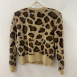 ZARA WOMEN'S CARDIGAN leopard print S