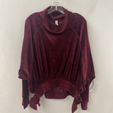 Daily Practice WOMEN'S TOP burgundy S