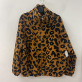 BRUNETTE WOMEN'S COAT brown black animal print XS/S