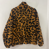 BRUNETTE WOMEN'S COAT brown black animal print XS/S