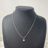 WOMEN'S NECKLACE steel w/bling
