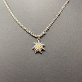 WOMEN'S NECKLACE steel w/bling