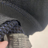 ZARA WOMEN'S SWEATER black navy M