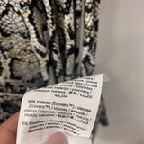 OLSEN WOMEN'S DRESS snake print M-L/12