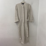 Club Monaco WOMEN'S JUMPSUIT white taupe stripe 2