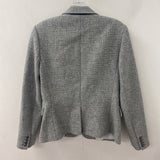 Banana Republic WOMEN'S BLAZER/JACKET grey black white 10