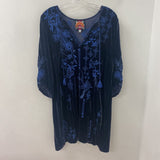 JOHNNY WAS WOMEN'S DRESS blue mix M