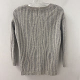 VINCE WOMEN'S SWEATER grey white S