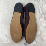 SAM EDELMAN WOMEN'S FLATS maroon 7.5