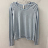 LULULEMON WOMEN'S ACTIVE TOP pale blue 14
