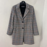OLSEN WOMEN'S COAT white black red blue houndstooth S-M/8