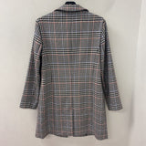 OLSEN WOMEN'S COAT white black red blue houndstooth S-M/8
