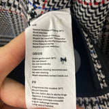 OLSEN WOMEN'S COAT white black red blue houndstooth S-M/8