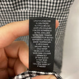ICONE simons WOMEN'S DRESS black white gingham S