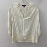 Banana Republic WOMEN'S BLOUSE/SHIRT ivory XSP
