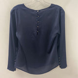 Banana Republic WOMEN'S BLOUSE/SHIRT navy XSP