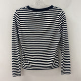 TOPSHOP WOMEN'S T-SHIRT white black sripe 2