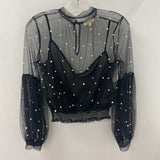 WOMEN'S BLOUSE/SHIRT black pearl M