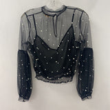 WOMEN'S BLOUSE/SHIRT black pearl M