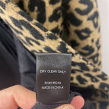 WOMEN'S COAT leopard print M